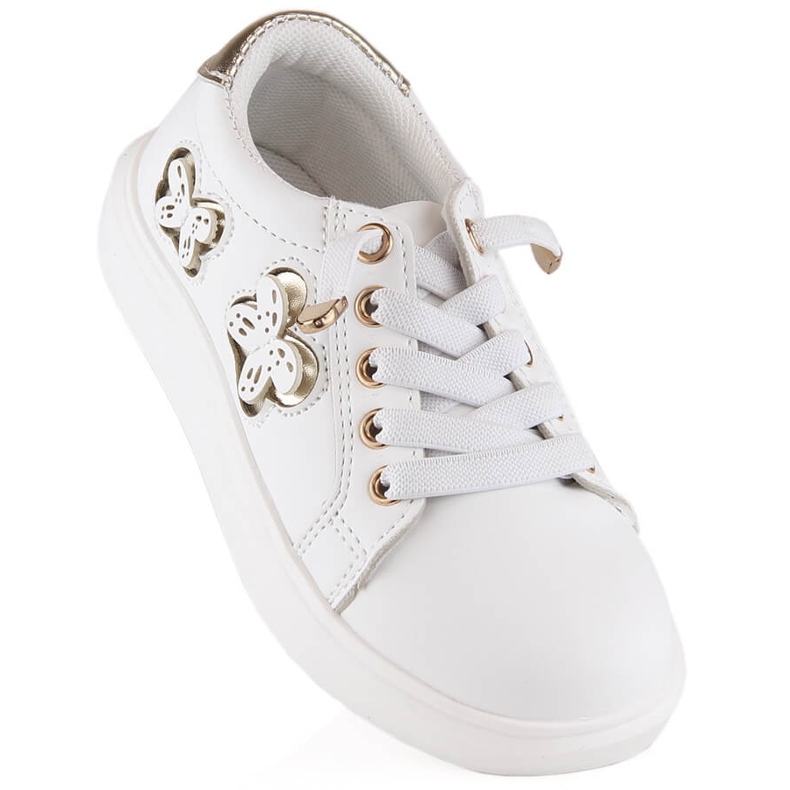 Evento Miss❤E scarpe sportive slip-on bianche da ragazza bianco 1