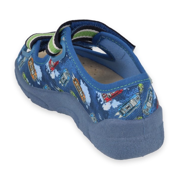 Scarpe per bambini di Befado 869x163 Inserto in pelle blu 2
