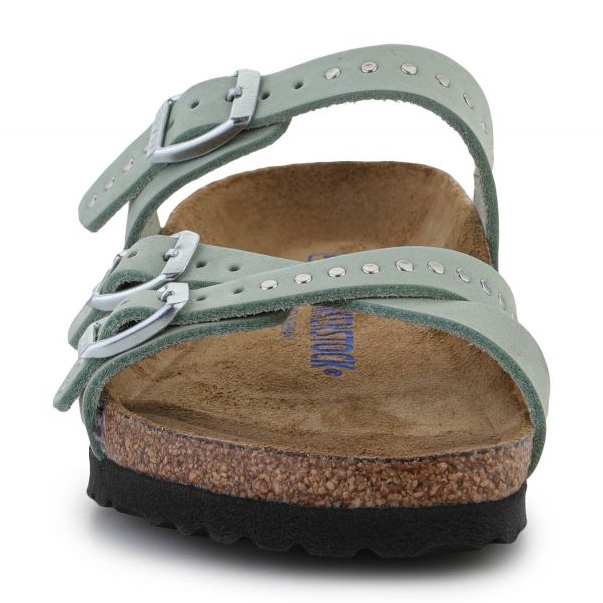 Pantofole Birkenstock Franca Injected Rivetti Matcha W 1024267 verde 1