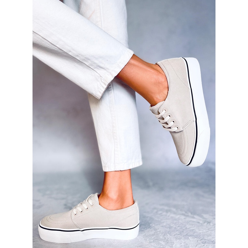 BM Sneakers da donna Ming Beige 2