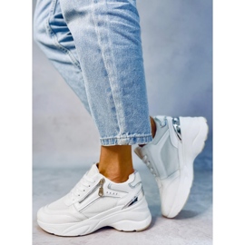 BM Sneakers con zeppa McBride bianche bianco 2