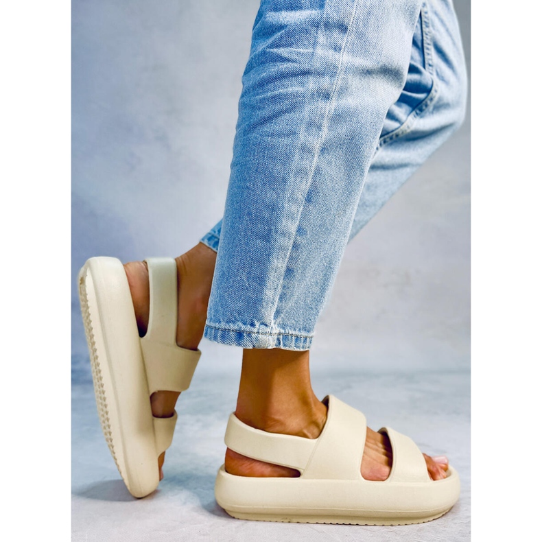 PA1 Boddie Sandali in gomma beige 2