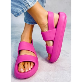 PA1 Sandali di gomma Boddie fucsia rosa 1