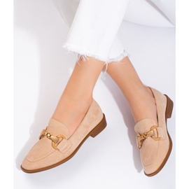Seastar Mocassini da donna Shelovet in camoscio beige 2