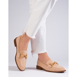 Seastar Mocassini da donna Shelovet in camoscio beige 1