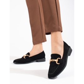 Seastar Mocassino donna Shelovet in camoscio nero 1