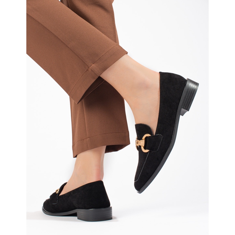 Seastar Mocassino donna Shelovet in camoscio nero 2