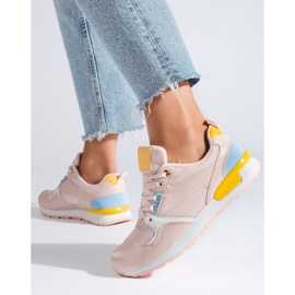 Scarpe sportive da donna Shelovet rosa 1