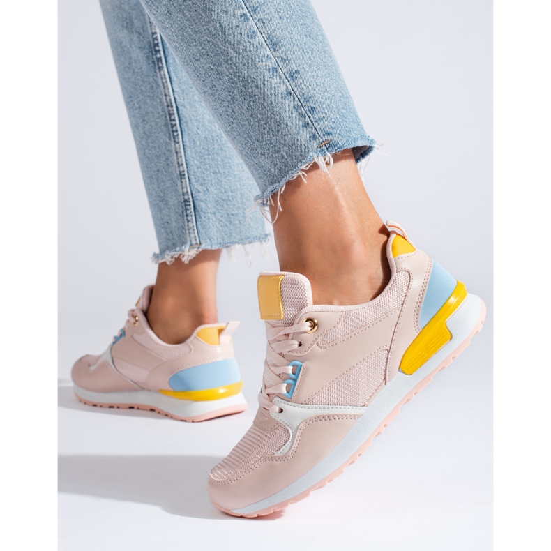 Scarpe sportive da donna Shelovet rosa 1