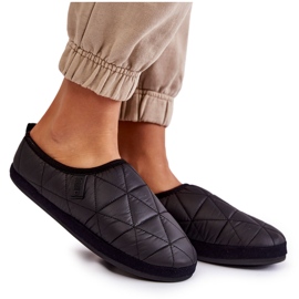 Pantofole isolate da donna Big Star KK274606 Nere nero 4