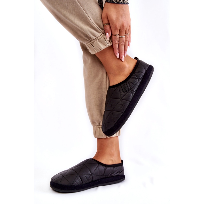 Pantofole isolate da donna Big Star KK274606 Nere nero 3