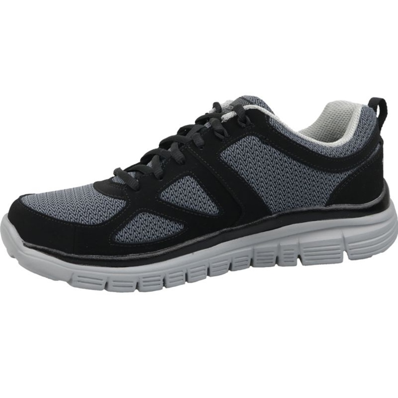 Scarpa Skechers Burns Agoura M 52635-BKGY nero 1