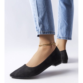 Ballerine nere con tacco basso di Bérubé nero 1