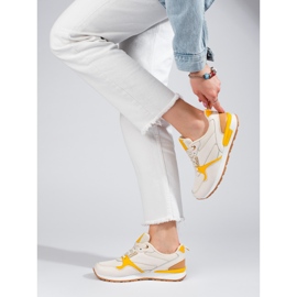 Scarpe sportive da donna Shelovet beige 2