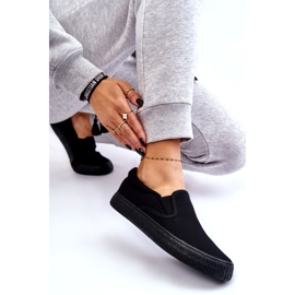 Sneakers da donna Slip-On Big Star LL274392 Nere nero 2
