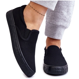 Sneakers da donna Slip-On Big Star LL274392 Nere nero 4