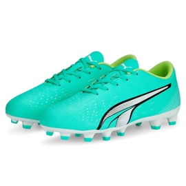 Scarpe da calcio Puma Ultra Play FG/AG Jr 107233 03 verde verde 1