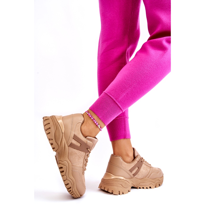 PG1 Scarpe Sportive alla Moda Sneakers Beige Frezio 3