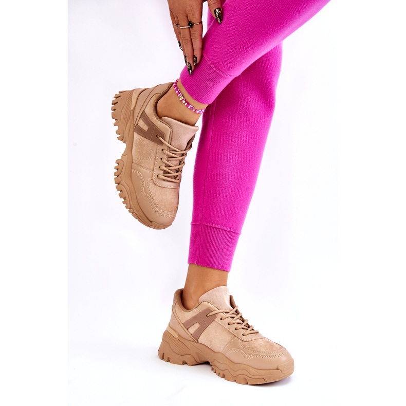 PG1 Scarpe Sportive alla Moda Sneakers Beige Frezio 4