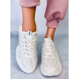 Scarpe sportive da donna beige VL122P Beige 2