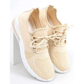 Kessi Scarpa sportiva a calzino beige 1