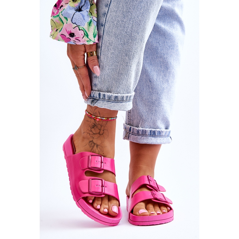 PS1 Pantofole con plateau da donna fucsia Vertigo rosa 1