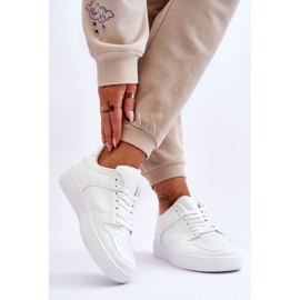 Scarpe sportive classiche su piattaforma Larena bianca 2