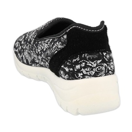 Scarpe sportive da donna Befado 517d019 Black Flowers nero 3