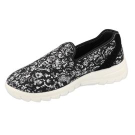 Scarpe sportive da donna Befado 517d019 Black Flowers nero 4