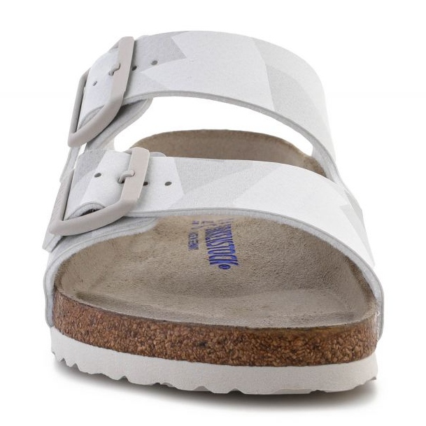 Pantofole Birkenstock Arizona Desert Soil Geo M 1024881 bianca 1