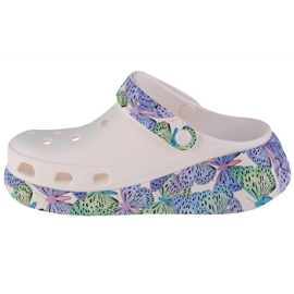 Zoccoli Crocs Classic Crush Butterfly Sandalo W 208258-94S bianco 1