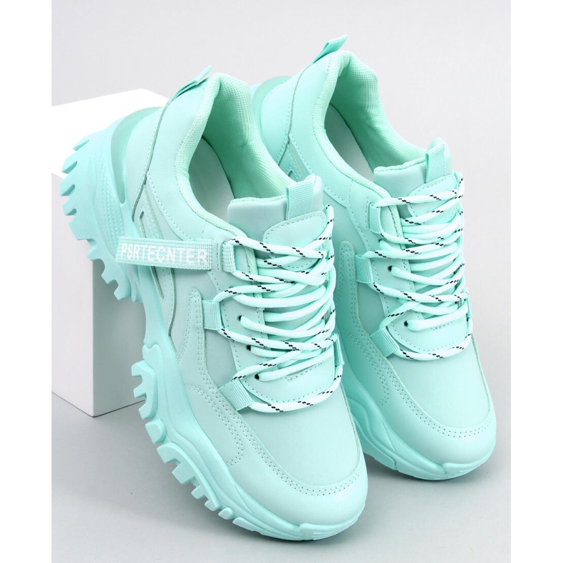 BM Sneakers con zeppa Bains verdi verde 2