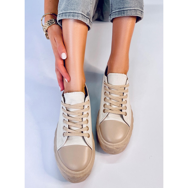 Sneakers da donna Winnie BEIGE/BEIGE 1