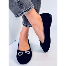 BM Benoit Ballerine in camoscio nero 2