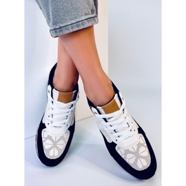 Greer Sneaker nere con zeppa nero 1
