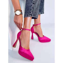 BM Décolleté con plateau Carlie Fucsia rosa 1