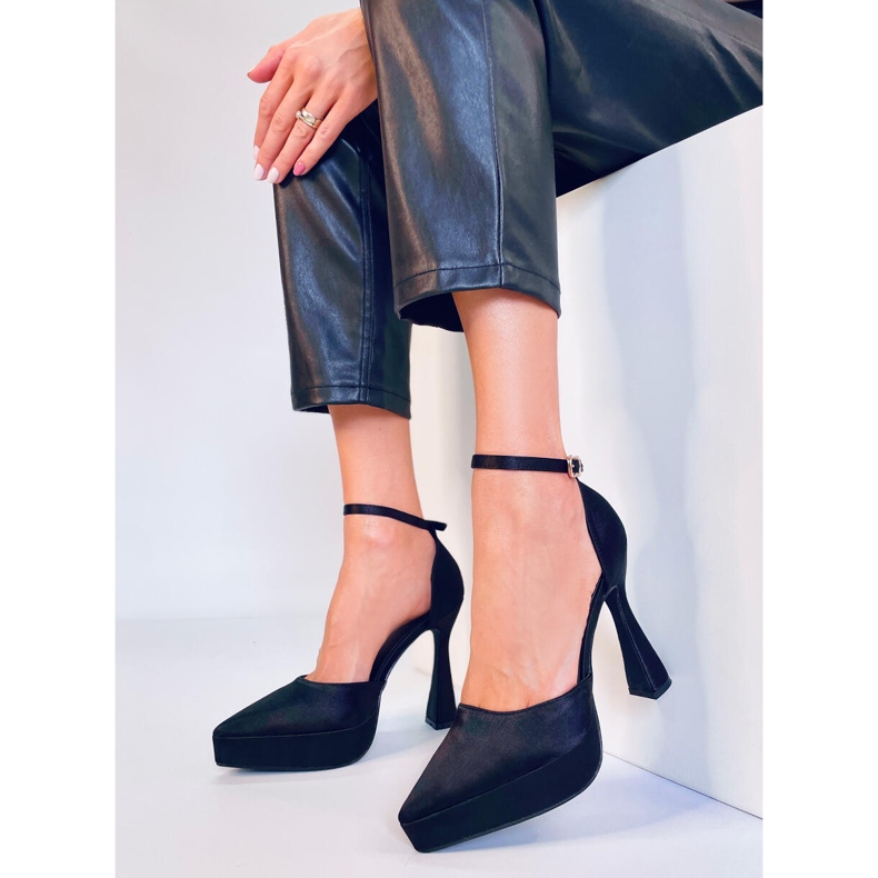 BM Décolleté con plateau Carlie Black nero 1