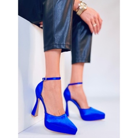 Décolleté con piattaforma Carlie Navy blu 1