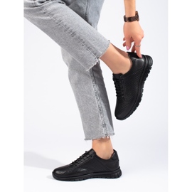 Scarpe sportive in pelle nera di T.Sokolski nero 1