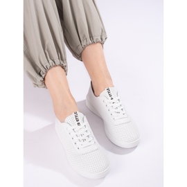 Sneakers da donna Shelovet bianco traforato 1