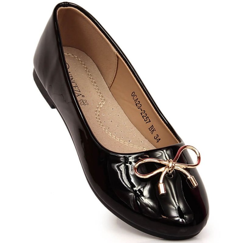 Ballerine verniciate Vinceza Jr. OCA23-2257 JAN188A nero 1