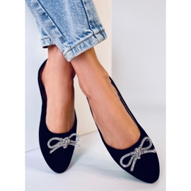 Batten Ballerine con punta a mandorla nera nero 1