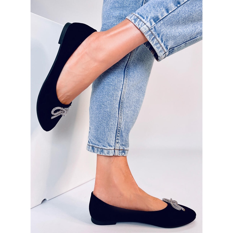 Batten Ballerine con punta a mandorla nera nero 2