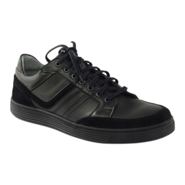 Scarpe casual da uomo Riko 828 nero 1