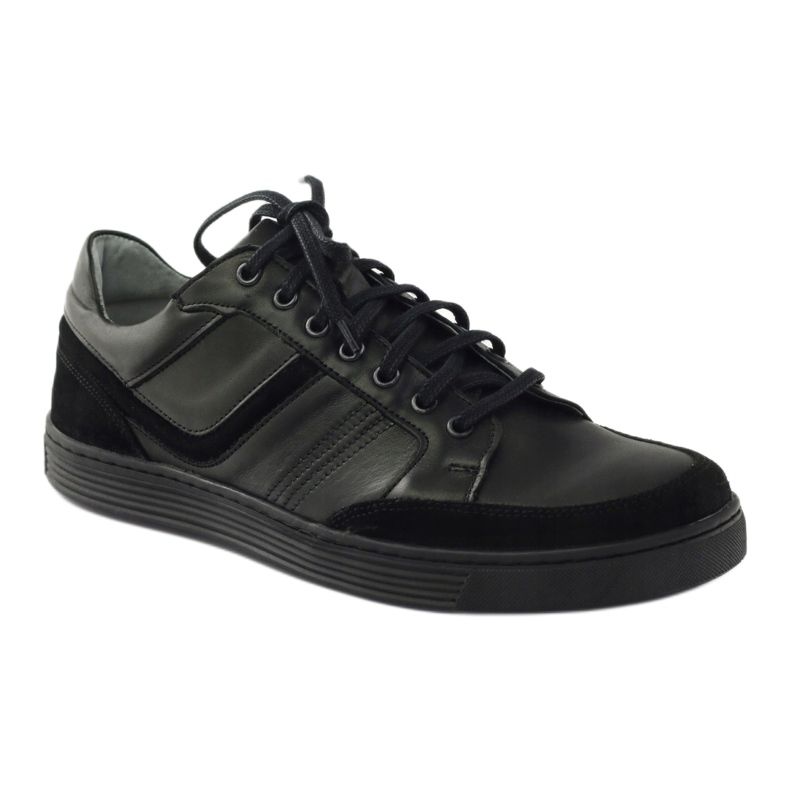 Scarpe casual da uomo Riko 828 nero 1