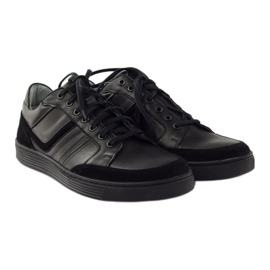 Scarpe casual da uomo Riko 828 nero 4