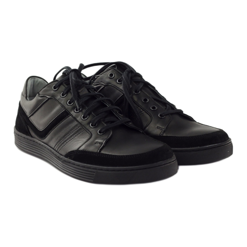 Scarpe casual da uomo Riko 828 nero 4