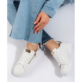 Classiche scarpe sportive da donna bianche Shelovet bianca 2