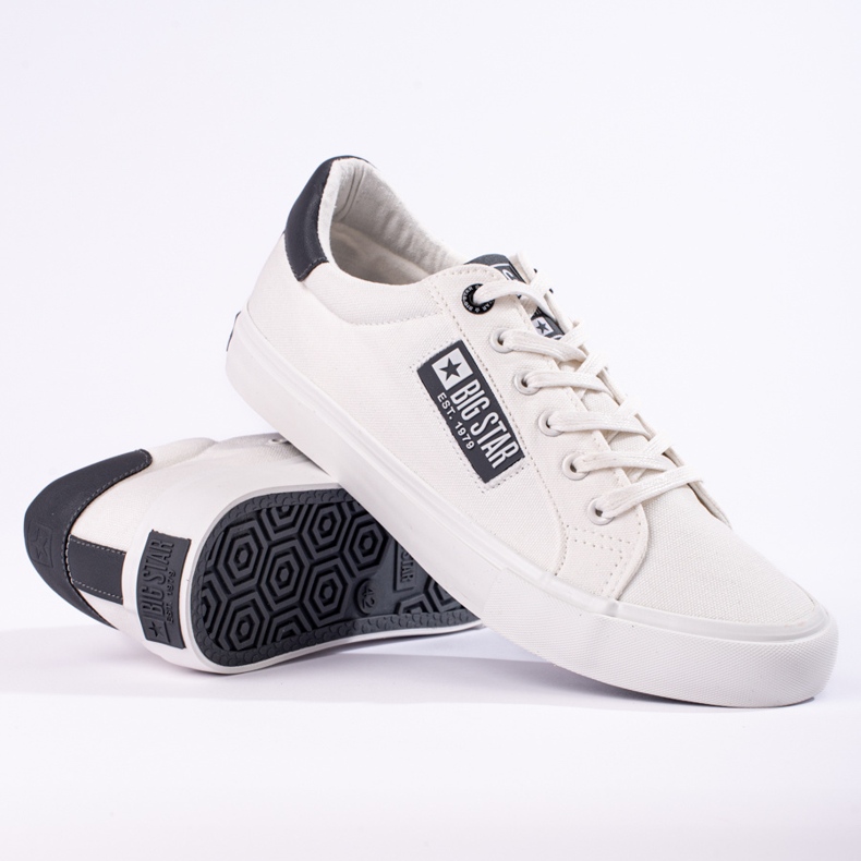 Sneakers bianche da uomo Big Star JJ174259 bianca 2