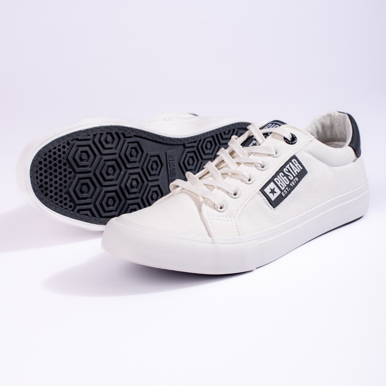 Sneakers bianche da uomo Big Star JJ174259 bianca 1